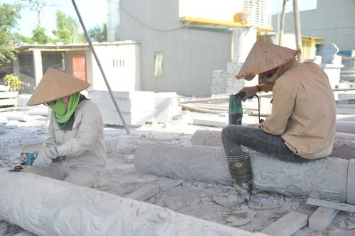 Ô nhiễm môi trường tại làng đá mỹ nghệ Ninh Vân