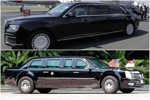 'Quái thú' của Tổng thống Trump đọ với 'siêu limo' của Tổng thống Putin tại Phần Lan