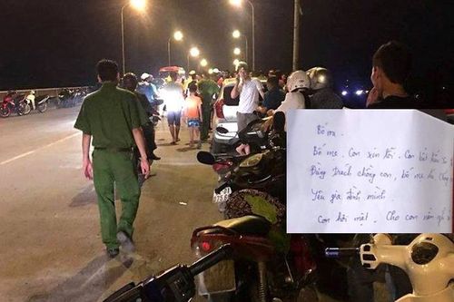 Nữ giáo viên mang thai nhảy cầu tự tử, để lại thư tuyệt mệnh