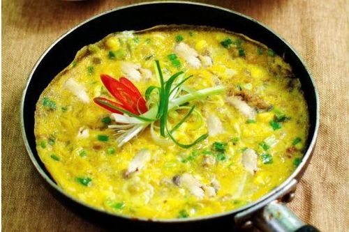 Đổi vị với món trứng chiên phô mai cho bữa sáng