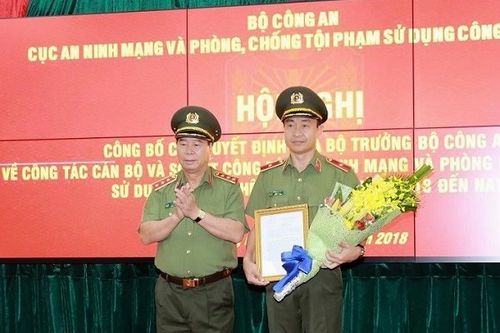 Bổ nhiệm Cục trưởng Cục an ninh mạng và Phòng, chống tội phạm công nghệ cao