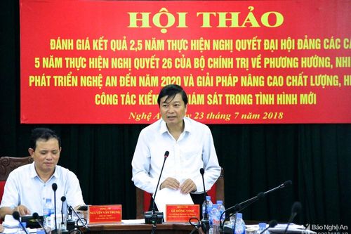 6 tháng đầu năm 2018 Nghệ An thi hành kỷ luật 224 đảng viên