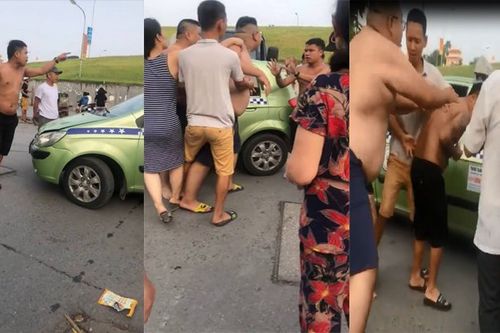 Va chạm giao thông, tài xế xăm trổ hung hãn gây gổ nhận cái kết không ngờ