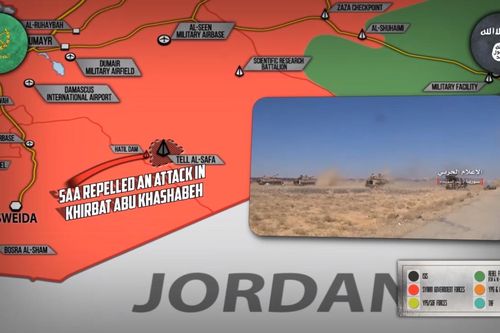 Quân đội Syria vây khốn IS ở Sweida, sẵn sàng phối hợp với Nga chống lại cuộc không kích của Mỹ, Pháp, Anh