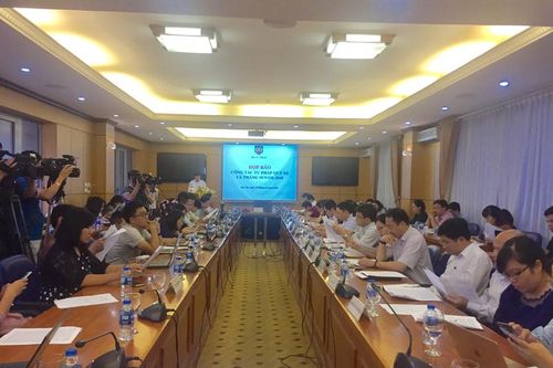 Bộ Tư pháp thông tin về kết quả công tác quý III và tháng 10/2018