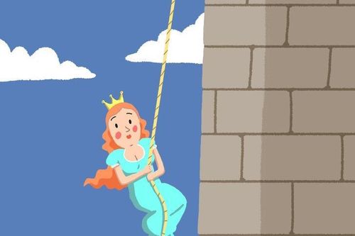 Câu đố: Làm thế nào công chúa trốn thoát khỏi tòa tháp cao 50 m?