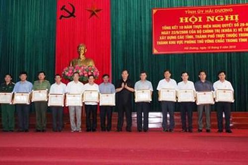 5 nhiệm vụ, giải pháp xây dựng khu vực phòng thủ