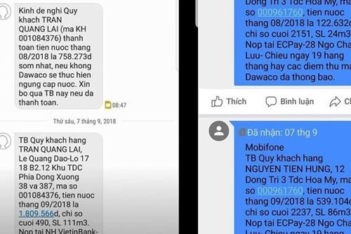 Dawaco giải thích nguyên nhân một số hóa đơn nước tăng đột biến