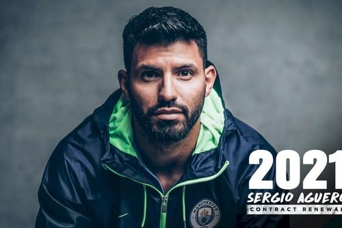 Aguero gia hạn hợp đồng, mong muốn ở lại Man City trong một thập kỷ