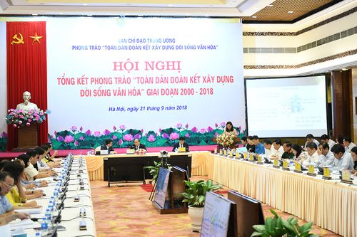 Tiếp thêm sức mạnh, sức lan tỏa cho phong trào xây dựng đời sống văn hóa