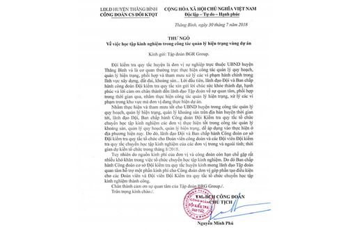 Xin tiền để đi... 'học tập kinh nghiệm'