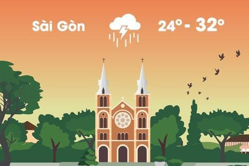 Thời tiết ngày 3/10: Sài Gòn mưa lớn, gió mạnh