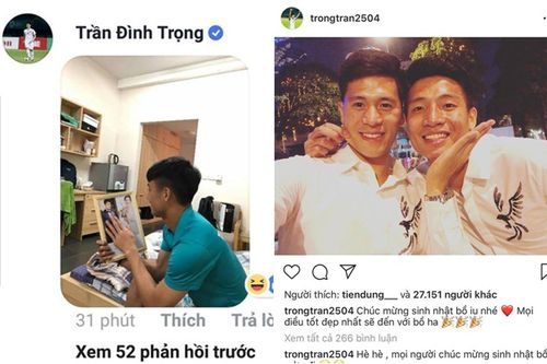 Dù biết Tiến Dũng là hoa đã có chủ nhưng Đình Trọng vẫn không ngại đi 'bình luận dạo' để kể về 'tình yêu' một thời