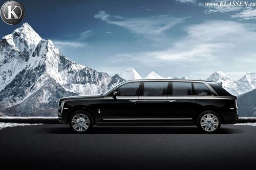 Bản độ Rolls-Royce Cullinan thành limousine chống đạn