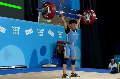 Lực sĩ Ngô Sơn Đỉnh đoạt HCV Olympic trẻ 2018