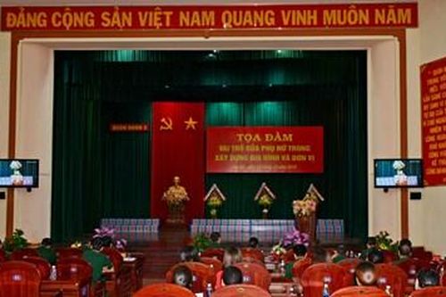 Quân đoàn 3 tổ chức tọa đàm vai trò của phụ nữ trong xây dựng gia đình và đơn vị