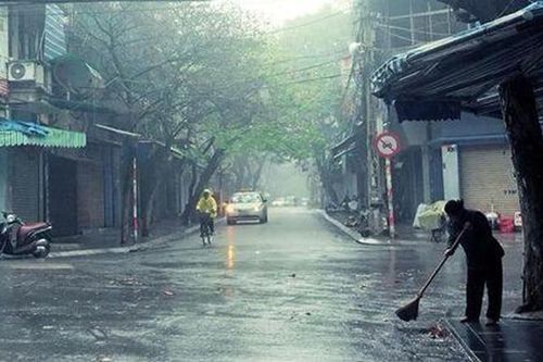 Không khí lạnh tăng cường 'đánh tụt' nhiệt độ Hà Nội, Bắc Bộ