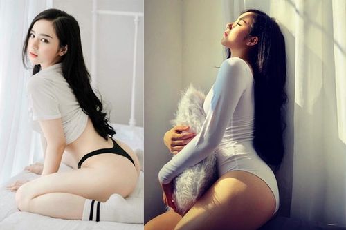 Xem hai bài tập mông 'gây sốt' của hot girl ngủ gật