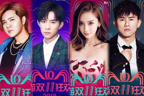 Angela Baby, Dịch Dương Thiên Tỉ (TFBOYS) cùng La Chí Tường và Trương Kiệt tham dự 'Đêm hội độc thân 2018'
