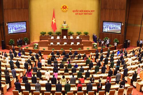 Hình ảnh lễ khai mạc Kỳ họp thứ sáu, Quốc hội khóa XIV