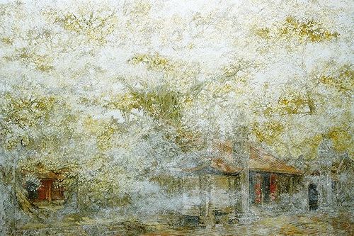 Lạc vào 'Miền cổ tích' của họa sĩ Nguyễn Quốc Huy