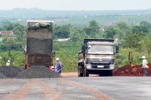 Gia Lai chậm tiến độ thi công dự án giao thông trọng điểm