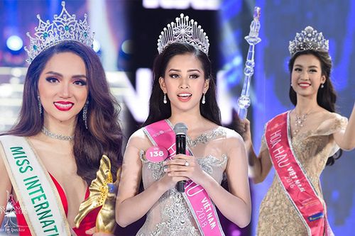 Chẳng hiểu vô tình hay hữu ý, các hoa hậu lúc đăng quang đều có điểm chung này
