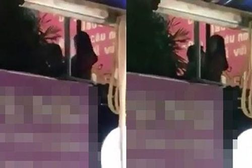 Đôi trẻ thản nhiên diễn 'cảnh nóng' tại quán trà sữa ở Hà Nội