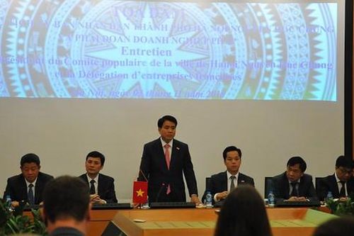 Hà Nội luôn chào đón các doanh nghiệp Pháp