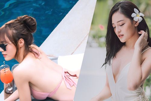 Rũ bỏ hình tượng 'ngọc nữ', Ninh Dương Lan Ngọc khoe ảnh diện bikini, đọ thân hình quyến rũ bỏng mắt với Thùy Anh