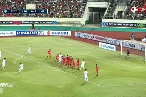 Quang Hải sút phạt tuyệt đẹp nâng tỷ số lên 3-0 cho tuyển Việt Nam