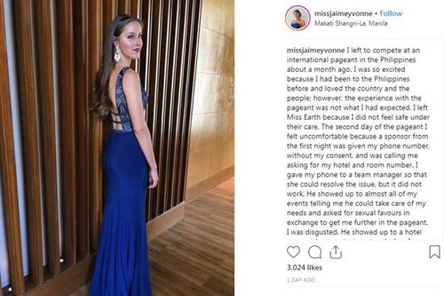 Hoa hậu Trái đất Anh, Guam và Canada tố nhà tài trợ Miss Earth 2018 gạ 'đổi tình dục lấy vương miện'