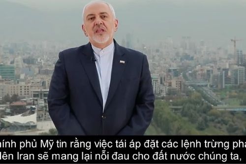Lệnh trừng phạt vừa có hiệu lực, Iran tung ngay video gửi thông điệp cứng rắn tới Mỹ