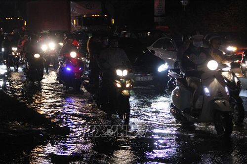 Triều cường ở TP Hồ Chí Minh đạt báo động 3, gây ngập nhiều vùng trũng thấp