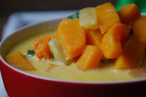 Cách làm bí đỏ hầm dừa thơm ngậy, bổ dưỡng