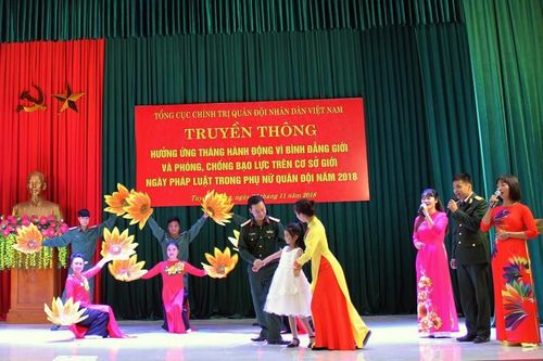Phụ nữ Quân đội hành động vì bình đẳng giới