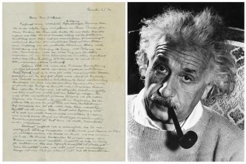 Bức thư của Einstein được bán với giá kỷ lục