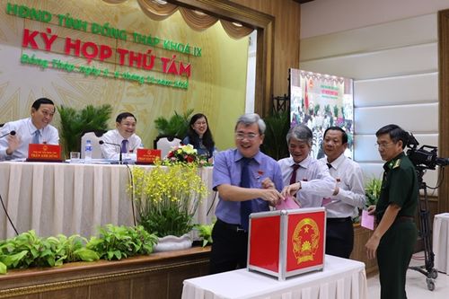 Kết quả lấy phiếu tín nhiệm 28 lãnh đạo chủ chốt tỉnh Đồng Tháp