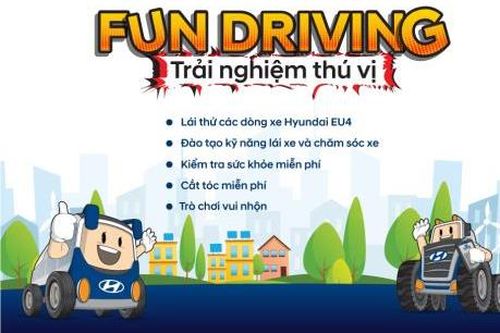 Fun Driving – Trải nghiệm thú vị cùng xe tải Hyundai khắp các tỉnh thành