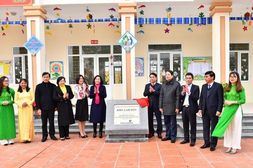 Khánh thành Trường Mầm non xã Khánh Thượng, Yên Mô, Ninh Bình