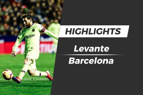 Highlights Levante 0-5 Barcelona: Messi lập hat-trick