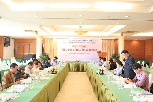 Hội nghị Tổng kết năm 2018 của Ban Quản lý Quy hoạch lưu vực sông Hồng - Thái Bình