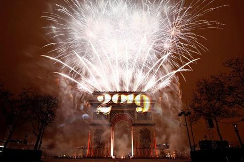 Chùm ảnh loạt pháo hoa lung linh khắp thế giới mừng Năm mới 2019