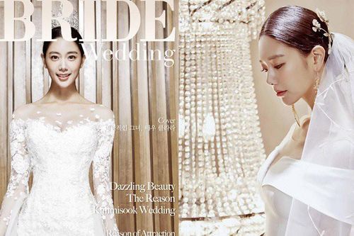 'Búp bê gợi cảm' xứ Hàn Clara tung ảnh cưới sau bê bối tình dục
