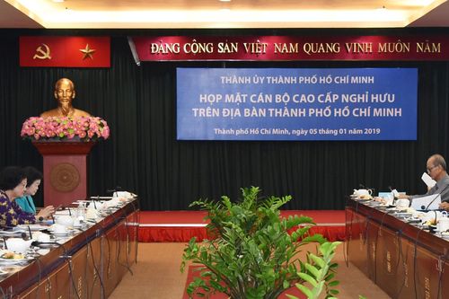Lãnh đạo TPHCM gặp gỡ cán bộ cao cấp nghỉ hưu