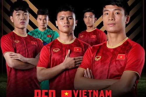 Cận cảnh mẫu áo đấu của đội tuyển Việt Nam cho Asian Cup 2019