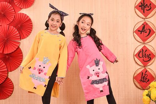 Tết Kỷ Hợi chọn áo dài ủn ỉn cho bé yêu thật xinh