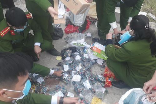 Tiêu hủy gần 200 kg pháo nổ