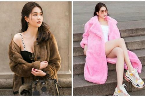 Ngọc Trinh tạo dáng sang chảnh nơi trời Tây, 'hút mắt' bao chàng trai