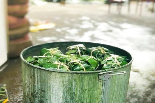 Làng bánh chưng ở Thủ đô